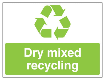Dry Mixed Recycling Recycling Symbol Landscape