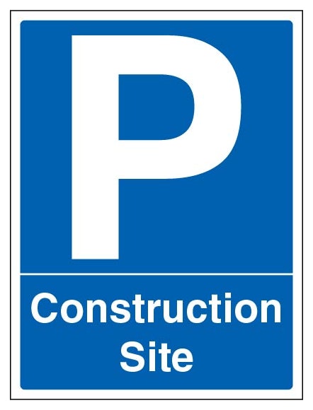 Construction Site Parking Portrait