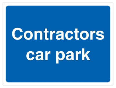 Contractors Car Park Landscape Blue