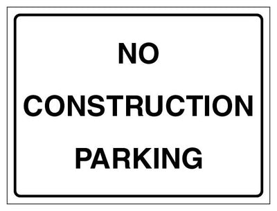 Construction Parking Landscape White