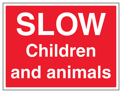 Slow Children And Animals Large Landscape