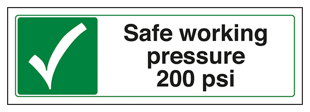 Safe Working Pressure 200 Psi Landscape