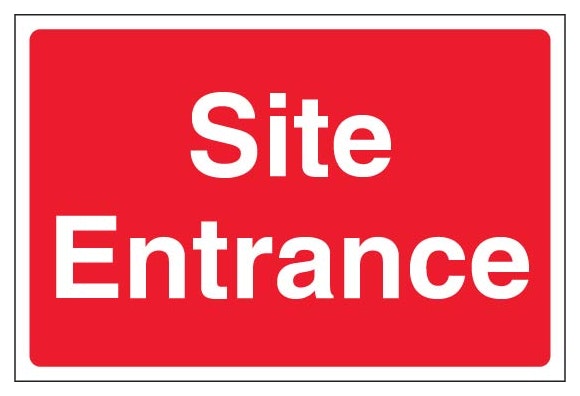 Site Entrance Red Large Landscape