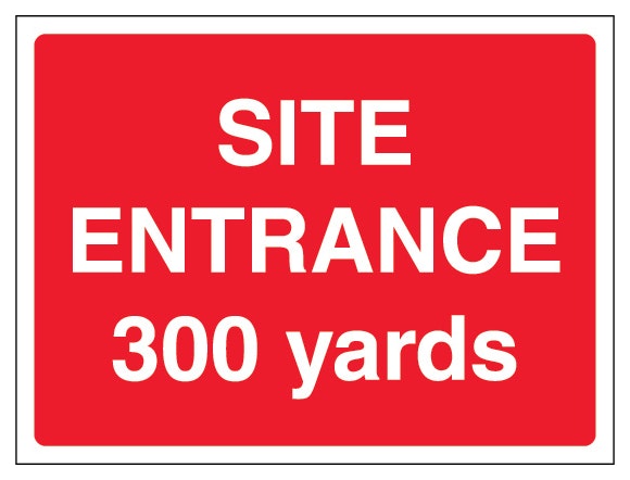 Site Entrance 300 Yards Landscape