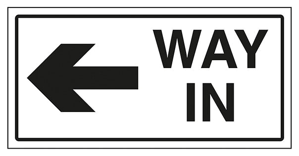 Way In Arrow Left