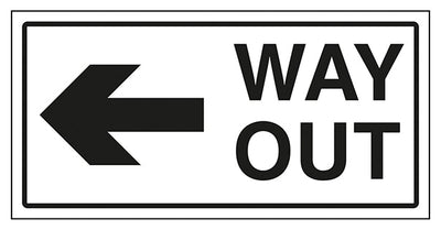 Way Out Arrow Left