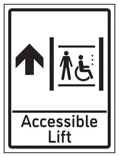 Accessible Lift Arrow Up