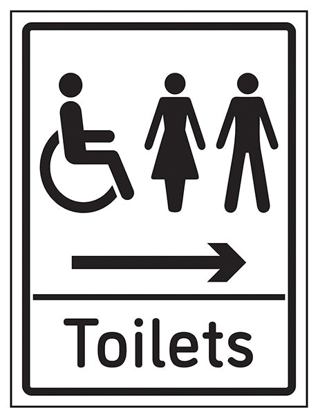 Mixed Toilets Arrow Right