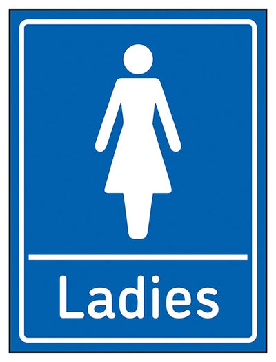 Ladies Toilets Blue