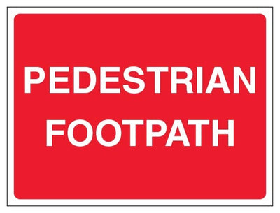 Pedestrian Footpath Landscape Red