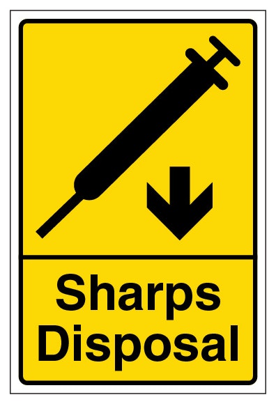 Sharps Disposal Portrait