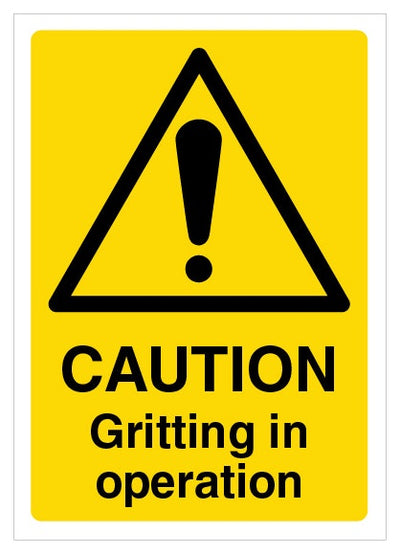Caution Gritting In Operation A4
