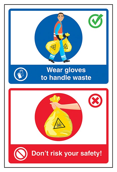 Wear Gloves To Handle Waste Don T Risk Your Safety