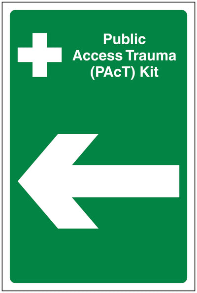 Public Access Trauma Pact Kit Arrow Left