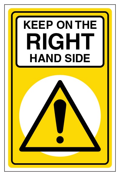 Keep On The Right Hand Side Portrait