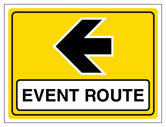 Event Route Arrow Left Landscape