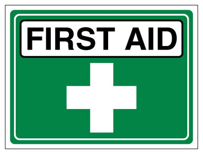 Event Sign First Aid Landscape