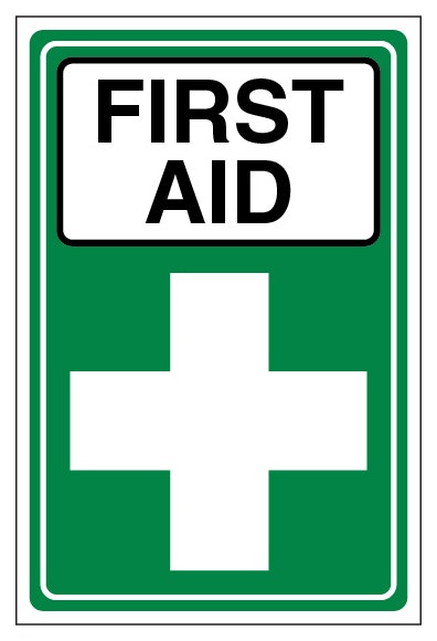 Event Sign First Aid Portrait