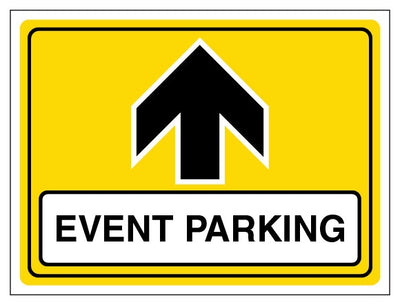 Event Parking Arrow Up Landscape