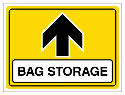 Bag Storage Arrow Up Landscape