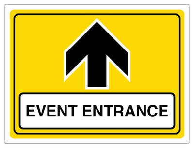 Event Entrance Arrow Up Landscape