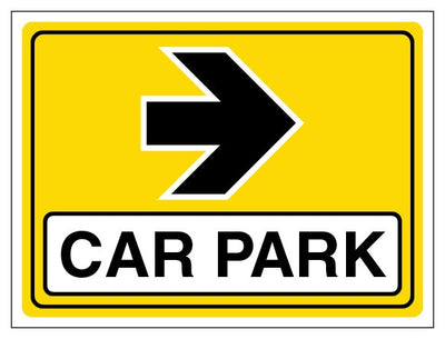 Car Park Arrow Right Landscape