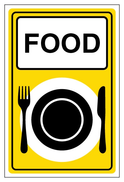 Food Plate Icon Portrait