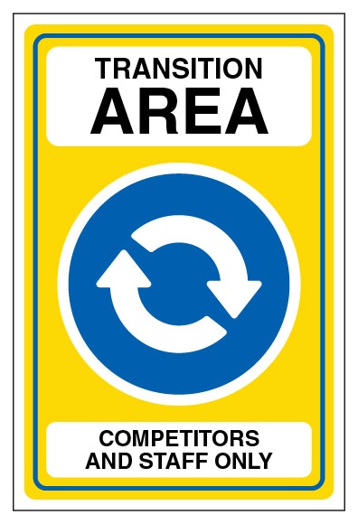 Transiton Area Competitors And Staff Only Portrait