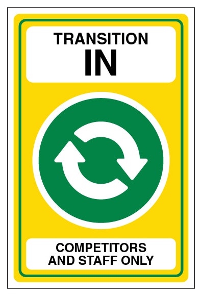 Transiton In Competitors And Staff Only Portrait