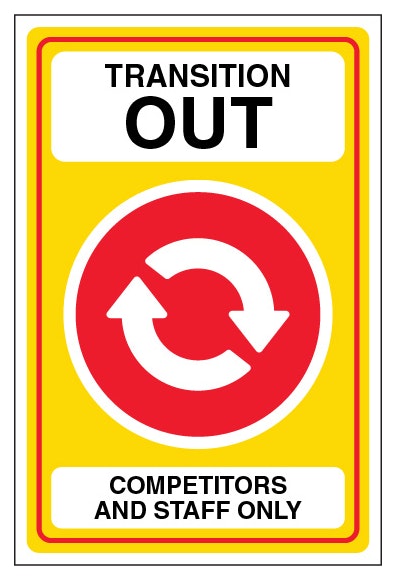 Transiton Out Competitors And Staff Only Portrait