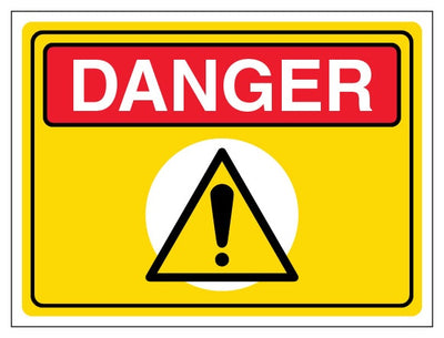Event Sign Danger Landscape