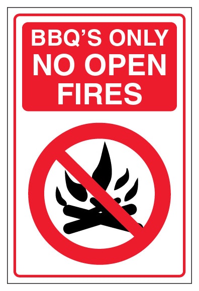 Bbq S Only No Open Fires Portrait