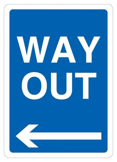 Way Out Arrow Left 1