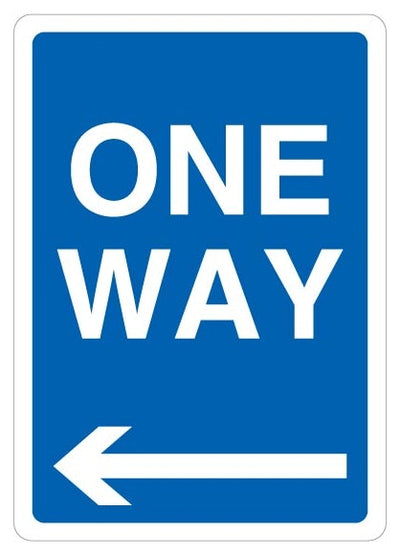 One Way Arrow Left