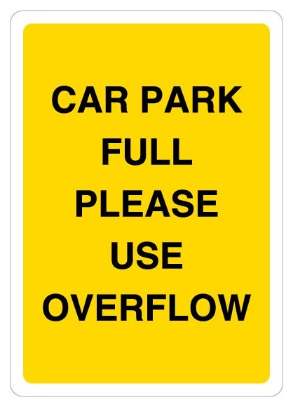 Car Park Full Please Use Overflow