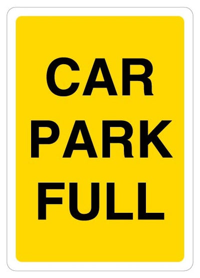 Car Park Full Yellow
