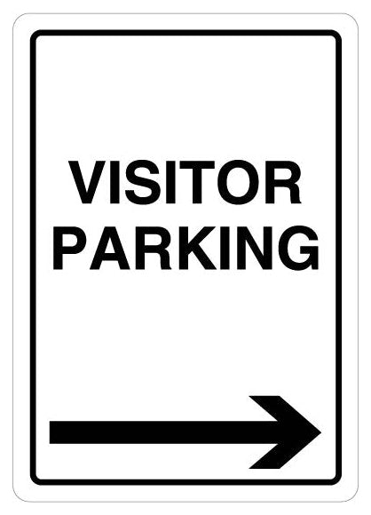 Visitor Parking Arrow Right