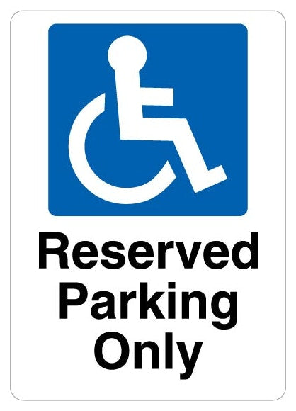 Reserved Parking Only