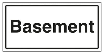 Basement Sign