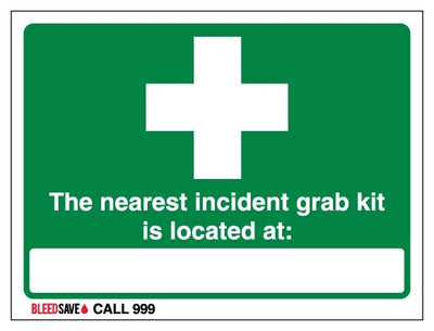 The Nearest Incident Grab Kit Is Located Call 999