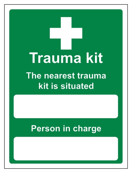 The Nearest Trauma Kit Is Situated Portrait