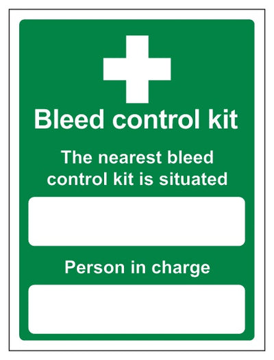 The Nearest Bleed Control Kit Is Situated Portrait