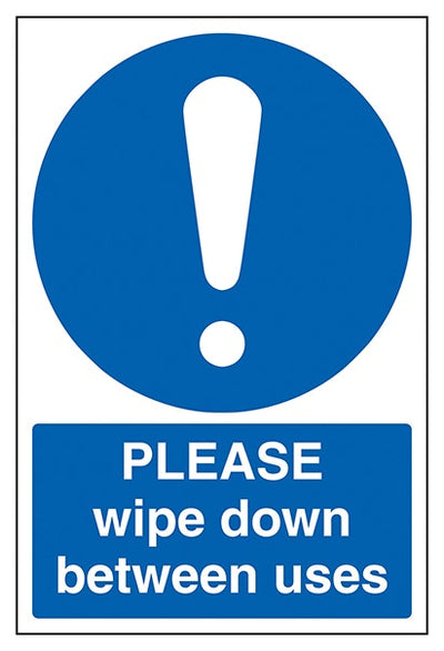Please Wipe Down Between Uses