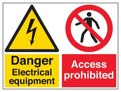 Danger Electrical Equipment Access Prohibited
