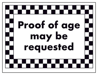 Proof Of Age May Be Requested