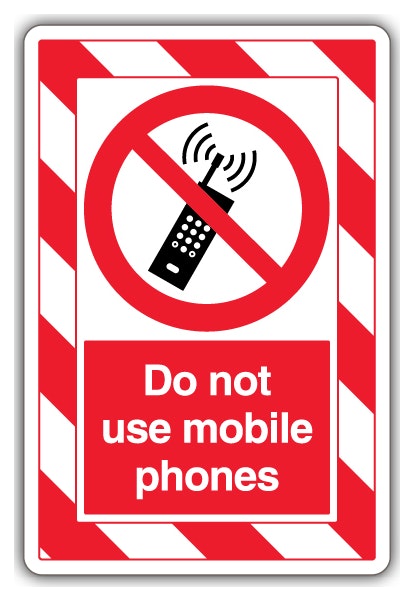 Do Not Use Mobile Phones Extraviz