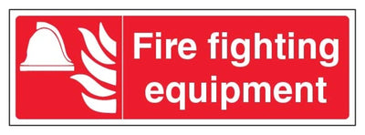Fire Fighting Equipment Sign - Landscape