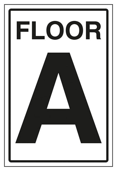 Floor A Sign