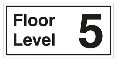 Floor Level 5 Sign