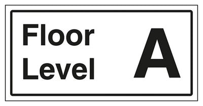 Floor Level A Sign